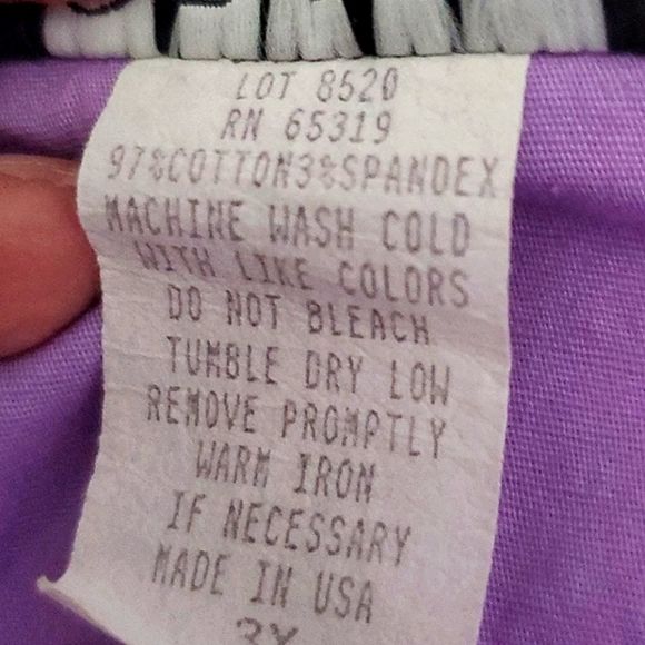 Vintage Retro Lavander Ruffled Neck Button Down Top - Picture 9 of 9